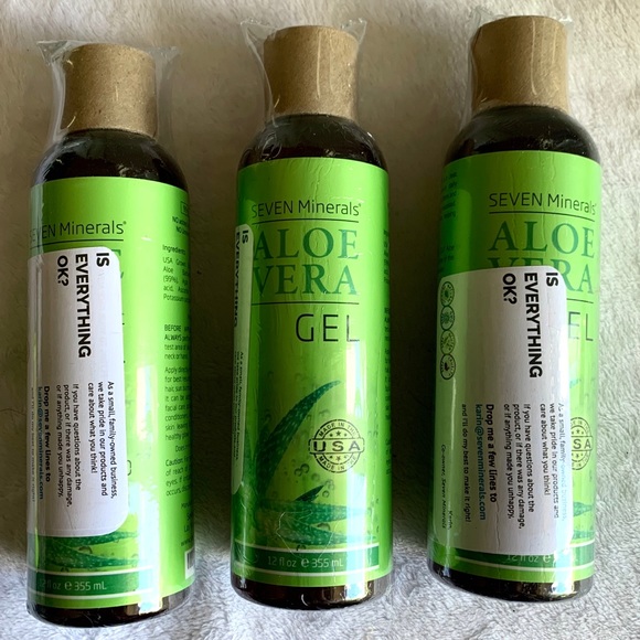 LAST ONE! SEVEN MINERALS Aloe Vera Gel Organic. - Picture 3 of 13